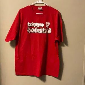 Jerzees Red Graphic Short Sleeve Tee